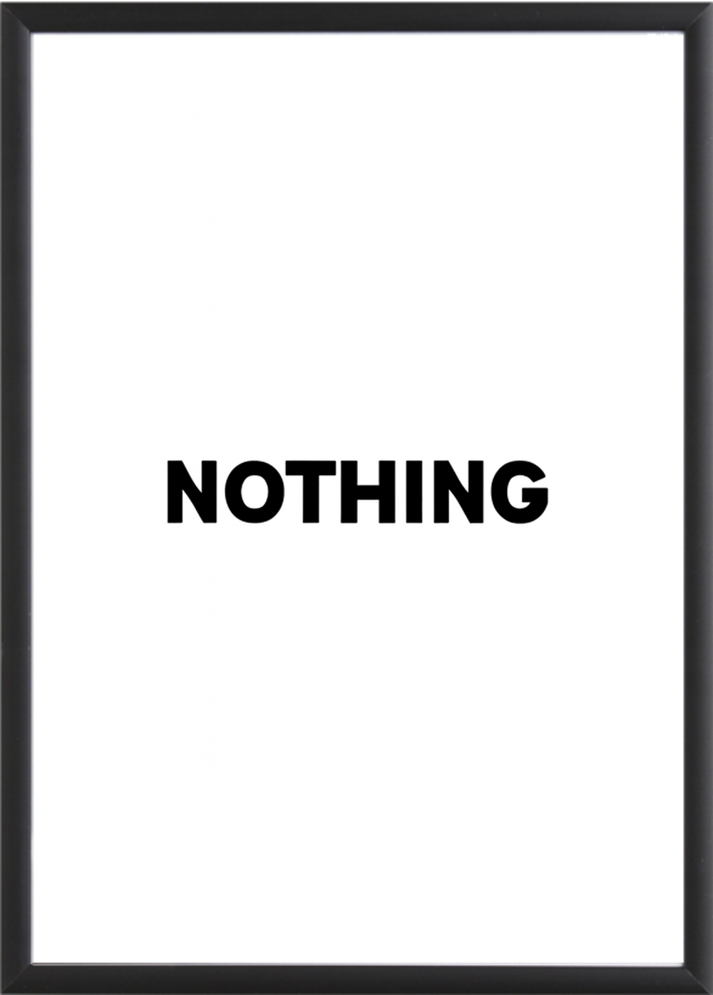 Plakat NOTHING